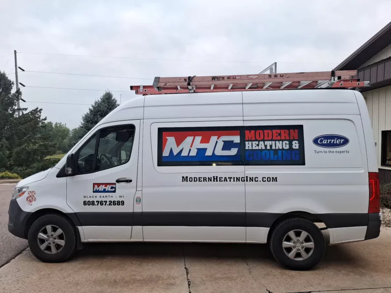 Modern Heating & Cooling Van